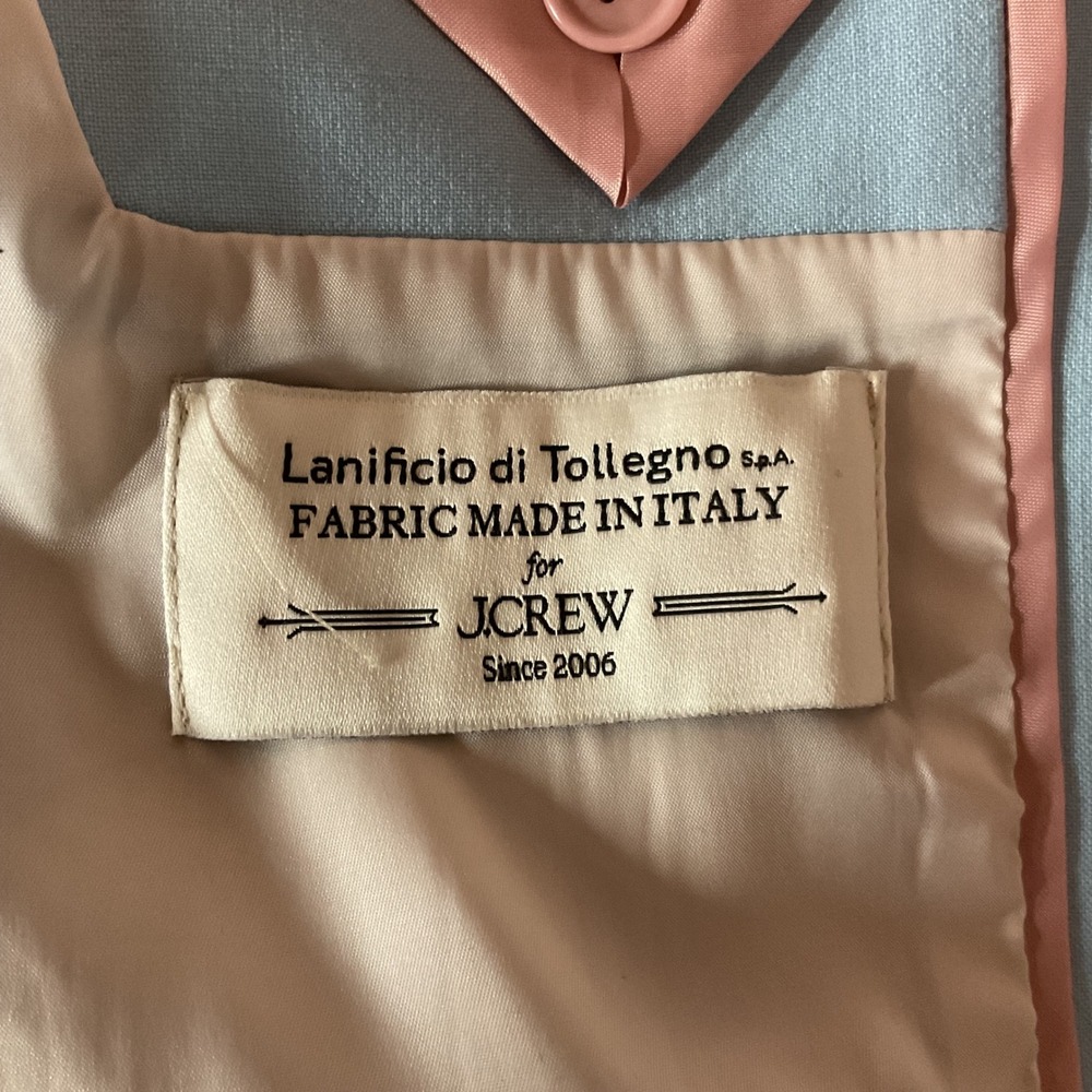 J. Crew Vivienne Collared Blazer in Italian Stretch Merino Wool Blend‎ Size 10 - Picture 10 of 10